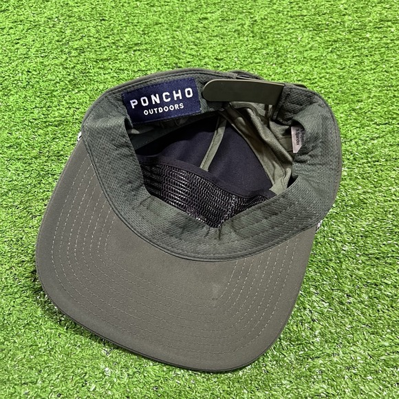 Poncho Outdoors Duck Hat Snapback Rope‎ Embroidered EUC Olive Drab Hunting. - Picture 6 of 6